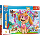 100 bitars Pussel Paw Patrol Glitter