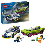 LEGO City 60415 Jakt med polisbil och muskelbil
